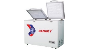 Tủ đông Sanaky VH-285W2 ( 220 Lít, 1 ngăn đông, 1 ngăn mát, 2 cánh mở, dàn lạnh nhôm )
