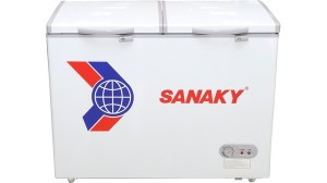 Tủ đông Sanaky VH-405W2 ( 280 Lít, 1 ngăn đông, 1 ngăn mát, 2 cánh mở, dàn lạnh nhôm )