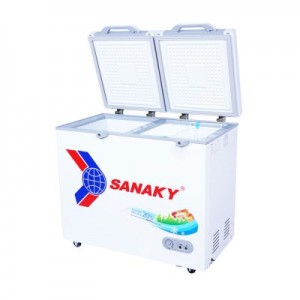 Tủ đông Sanaky VH-2899A2KD ( 240 lít, 1 ngăn đông, 2 cánh mở, dàn lạnh đồng, mặt kính cường lực )