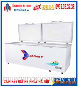 Tủ đông Sanaky VH-8699HY ( 760 lít, 1 ngăn đông, 2 cánh mở, dàn lạnh đồng )