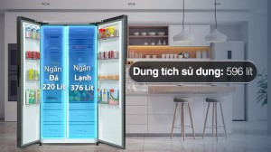 Tủ lạnh Toshiba Inverter 596 lít GR-RS780WI-PGV(22)-XK MỚI 2022