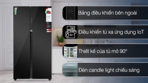 Tủ lạnh Toshiba Inverter 596 lít GR-RS780WI-PGV(22)-XK MỚI 2022