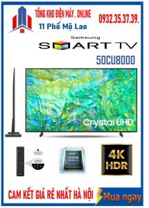 Smart Tivi Samsung 4K 50 inch UA50CU8000 [ 50CU8000 ]MỚI 2023