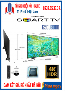 Smart Tivi Samsung 4K 65 inch UA65CU8000 [ 65CU8000 ] MỚI 2023