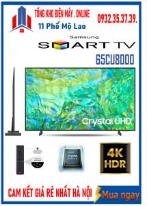 Smart Tivi Samsung 4K 65 inch UA65CU8000 [ 65CU8000 ] MỚI 2023