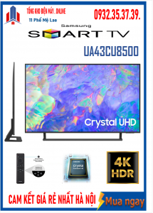 Smart Tivi Samsung 43 inch Crystal UHD 4K 43CU8500 [43CU8500 ] MỚI 2023