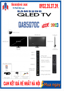 Smart Tivi QLED 4K 85 inch Samsung QA85Q70C [85Q70C ] MỚI 2023
