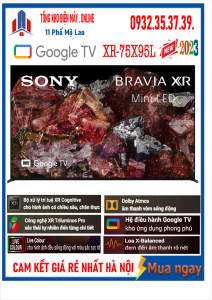 Smart Tivi 4K Sony XR-75X95L 75 inch Google TV [ 75X95L] MỚI 2023