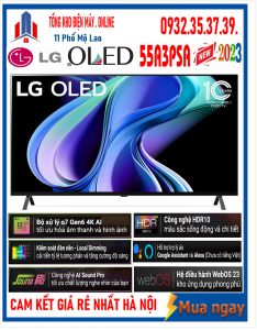 Smart Tivi OLED LG 4K 55 inch 55A3PSA  [ 55A3PSA ] MỚI 2023