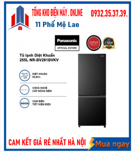  Tủ lạnh Panasonic Inverter 255L NR-BV281BVKV