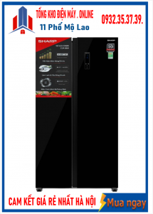 Tủ lạnh Sharp Inverter 600 lít SJ-SBXP600VG-BK MỚI 2023