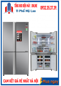 Tủ lạnh Sharp Inverter 607 lít Multi Door SJ-FXPI689V-RS