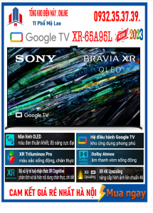 Google Tivi Sony 65A95L Oled 65 inch 4K mới 2023