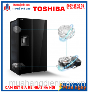 Tủ lạnh thông minh cao cấp Toshiba GR-RS755WI-PGV(22)-XK Mới 2023