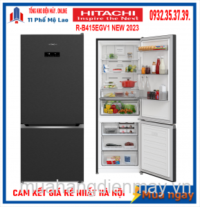 Tủ lạnh Hitachi Inverter 396 lít Ngăn đông dưới R-B415EGV1 Mới 2023