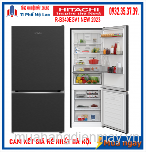 Tủ lạnh Hitachi Inverter 323 lít Ngăn đông dưới R-B340PGV1 Mới 2023
