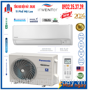 Điều hòa Panasonic 9000BTU 1 chiều inverter RU9AKH-8 MỚI 2024