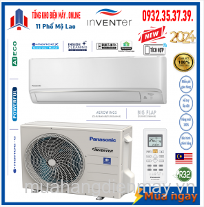 Điều hòa Panasonic 1 chiều 12.000BTU inverter RU12AKH-8 MỚI 2024