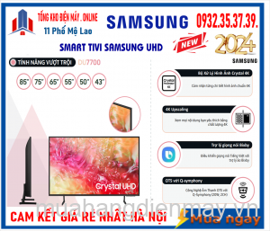 Smart Tivi Samsung 75DU7700 UHD 4K 75 inch [2024]