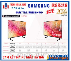 Smart Tivi Samsung 43DU7700 UHD 4K 43 inch [2024]