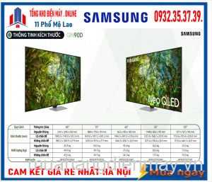 Smart Tivi Samsung 75QN90D QLED 4K 75 inch [2024]
