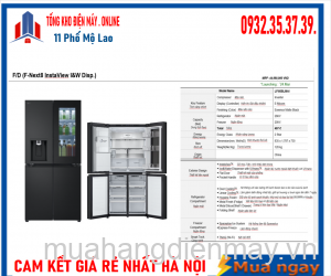 Tủ lạnh LG LFI50BLMAI Inverter 497 Lít [2024]  
