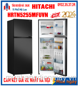 Tủ lạnh Hitachi 240 lít Inverter HRTN5255MFUVN Mới 2024