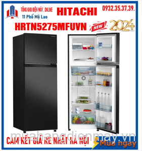 Tủ lạnh Hitachi 260 lít Inverter HRTN5275MFUVN Mới 2024