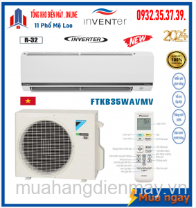 Điều hòa Daikin 12000 BTU inverter 1 chiều FTKB35YVMV