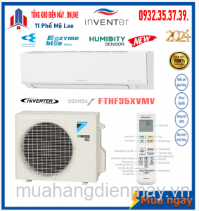 Điều hòa Daikin 2 chiều 12000BTU inverter gas R32 FTHF35XVMV Mới 2024