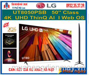 Smart Tivi LG 4K UHD 50 inch 50UT8050PSB Mới 2024