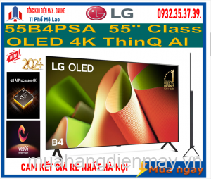 Smart Tivi OLED LG 4K 55 inch 55B4PSA Mới 2024
