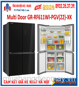 Tủ lạnh Toshiba Inverter 474 lít Multi Door GR-RF611WI-PGV(22)-XK