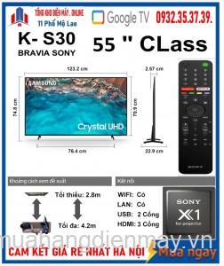 Tivi Sony 55 inch K-55S30 [2024] 