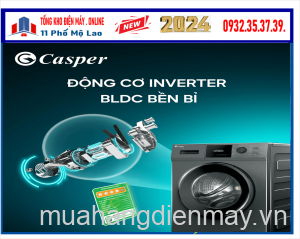 Máy giặt Casper cửa ngang Inventer EcoWash+ 10.5kg WF-105VG5