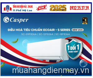 Điều hoà Casper 18000 BTU 1 chiều SC-18FB36A NEW 2025