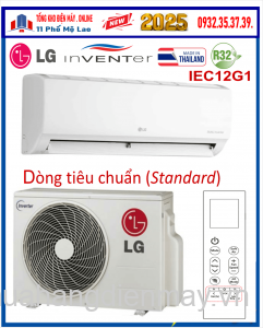 Điều hòa LG 12000 BTU 1 chiều inverter IEC12G1 Mới 2025