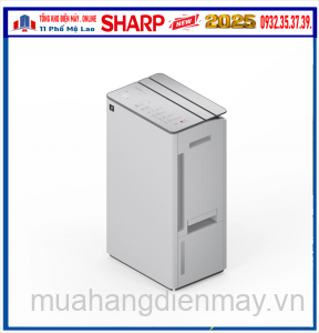Máy hút ẩm kết hợp lọc khí 30L Sharp DW-T30FV-W Mới 2025 