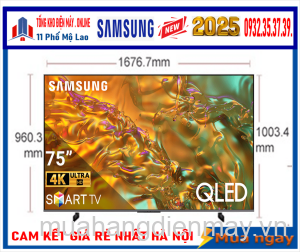 Tivi QLED Samsung Smart 4K 75 inch QA75Q8F [2025]