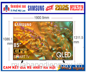 Tivi QLED Samsung Smart 4K 85 inch QA85Q8F [2025]