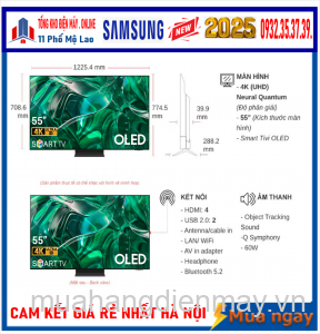 Smart Tivi OLED Samsung 4K 55 inch QA55S85F [2025]