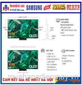 Smart Tivi OLED Samsung 4K 65 inch QA65S85F [2025]