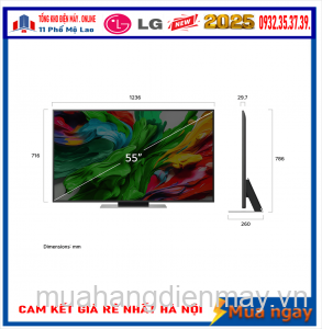 Smart TV LG QNED evo AI Mini LED 4K 55QNED86ASA NEW 2025 