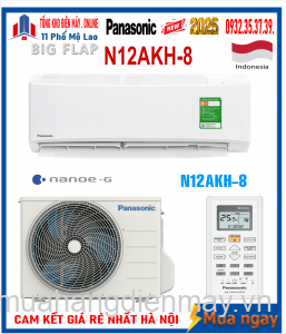 Điều hòa Panasonic 12000 1 chiều N12AKH-8 Mới [2025]