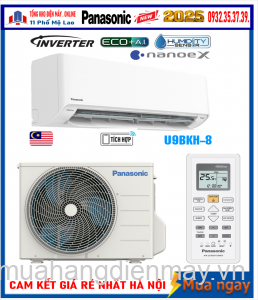 Điều hòa Panasonic 9000BTU 1 chiều inverter U9BKH-8 New 2025