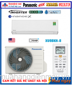 Điều hòa Panasonic 9000BTU 1 chiều inverter cao cấp XU9BKH-8 New 2025