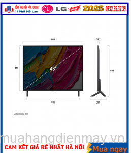 Tivi QNED LG AI 4K 43 inch 43QNED80ASA New [2025]