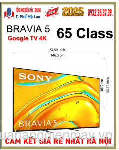 Nơi Bán Tivi Mini LED Sony 4K 65 inch Bravia 5 K-65XR50 New 2025