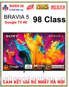 Nơi Bán Tivi Mini LED Sony 4K 98 inch Bravia 5 K-98XR50 New 2025