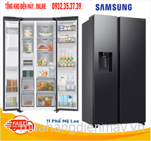 Tủ Lạnh Samsung Bespoke AI 635L Side by Side RS70F65K2FSV [2025]